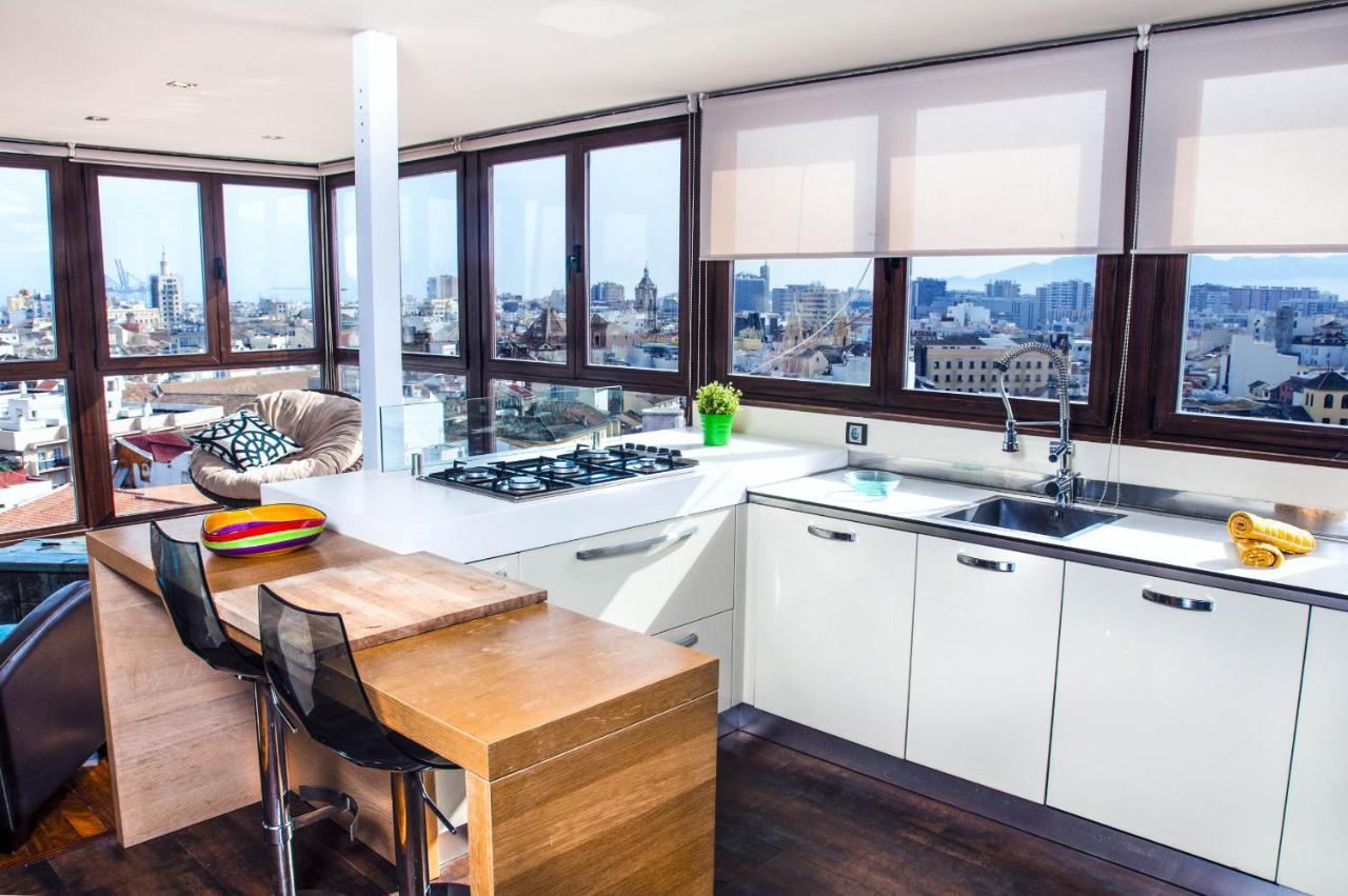 Apartamento Malagaflat Design Loft City Views Exterior foto